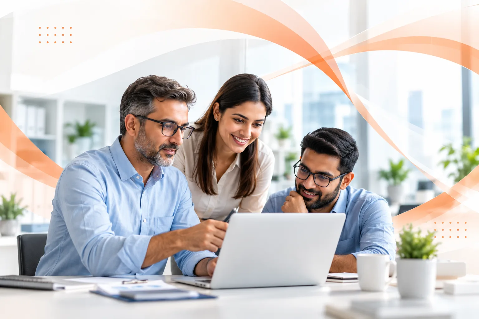 Monkman Global team collaborating on a healthcare software project